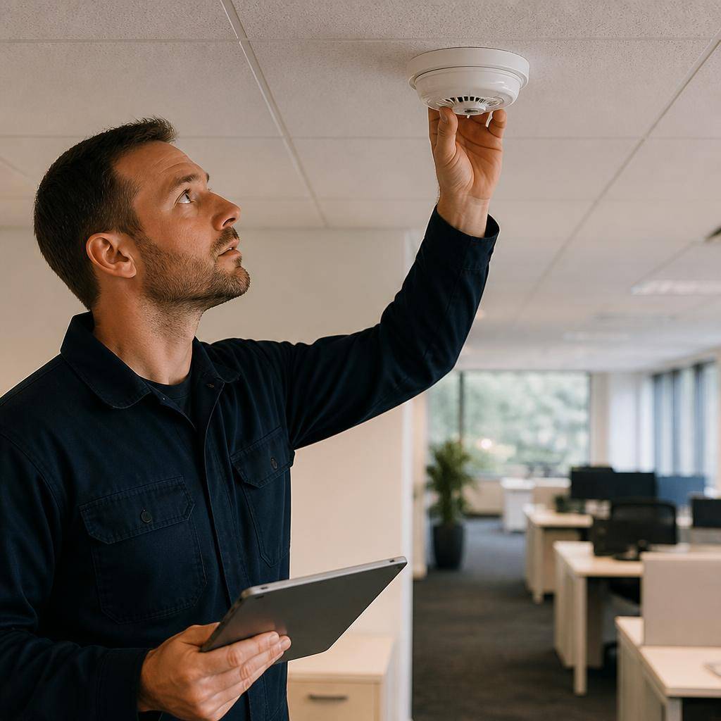 รับติดตั้ง Smoke Detector